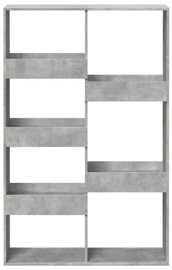 Estante 100x33x155,5 cm derivados de madeira cinzento cimento