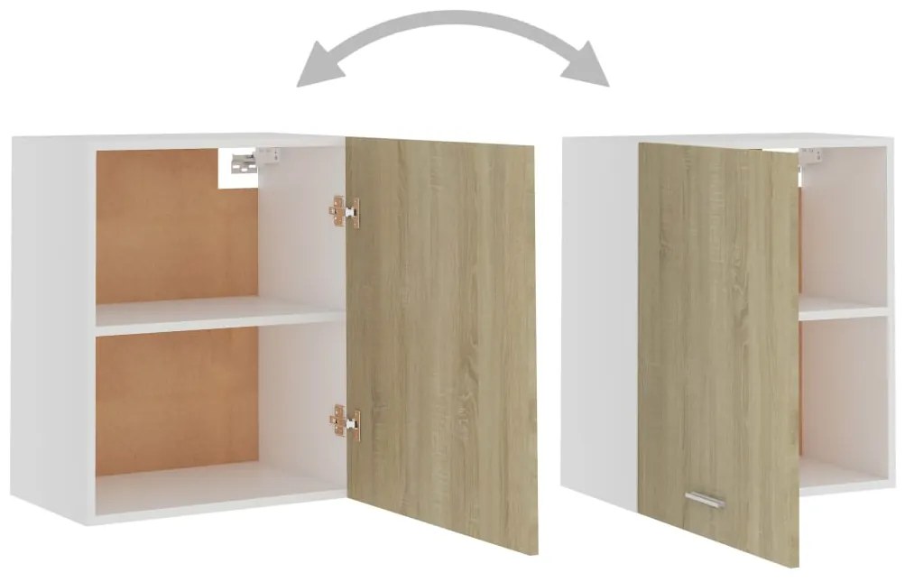 Armários de parede “Lyon” 2 pcs carvalho sonoma