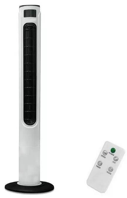 Ventilador de torre com indicador de temperatura e controlo remoto 55W/230V