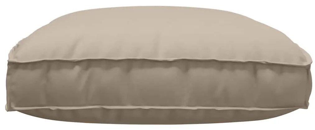 Capa de Palete para Assento Taupe 120x80x12 cm Tecido Oxford