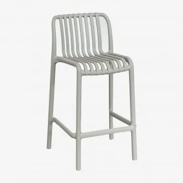 Pack De 4 Bancos Altos Empilháveis Em Polipropileno Wendell Verde Cáqui & ↑65 Cm - Sklum