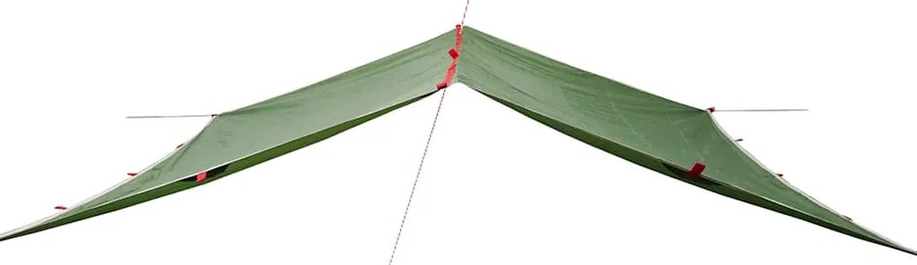 Lona de campismo 500x294 cm impermeável verde