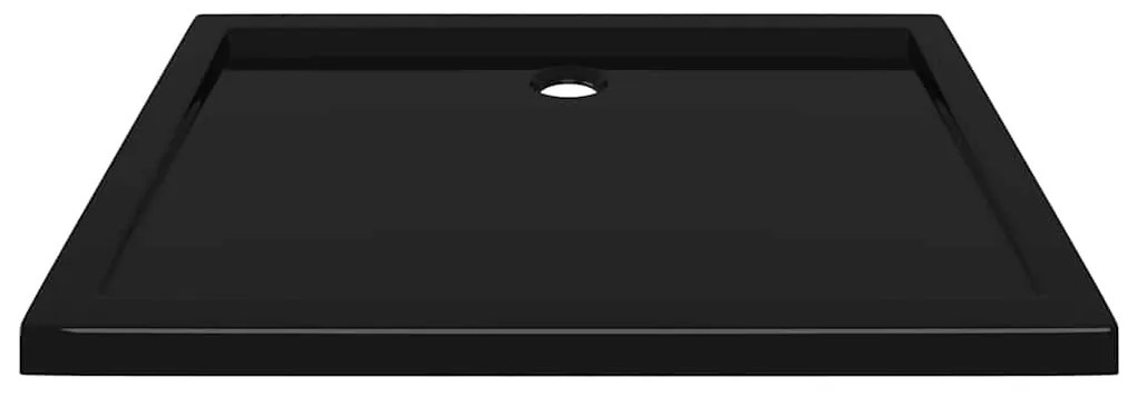Base de chuveiro retangular 80x100 cm ABS preto
