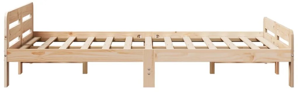Cama sem colchão 120x190 cm madeira de pinho maciça