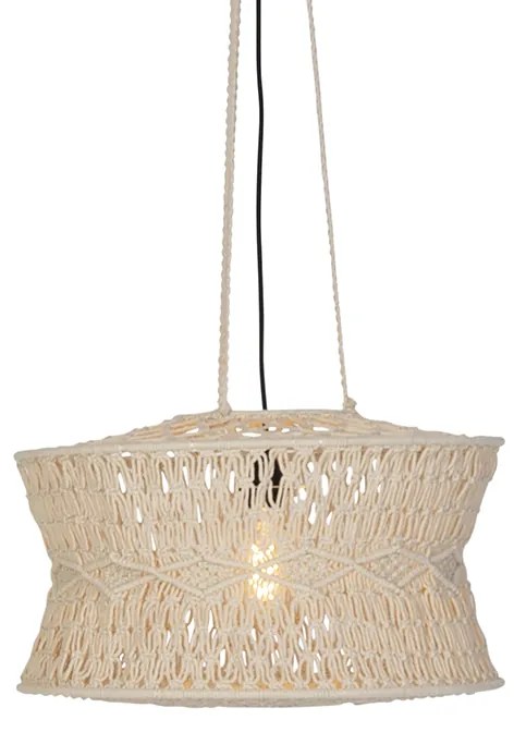 Candeeiro de suspensão oriental macramé 50 cm - Leonard Oriental