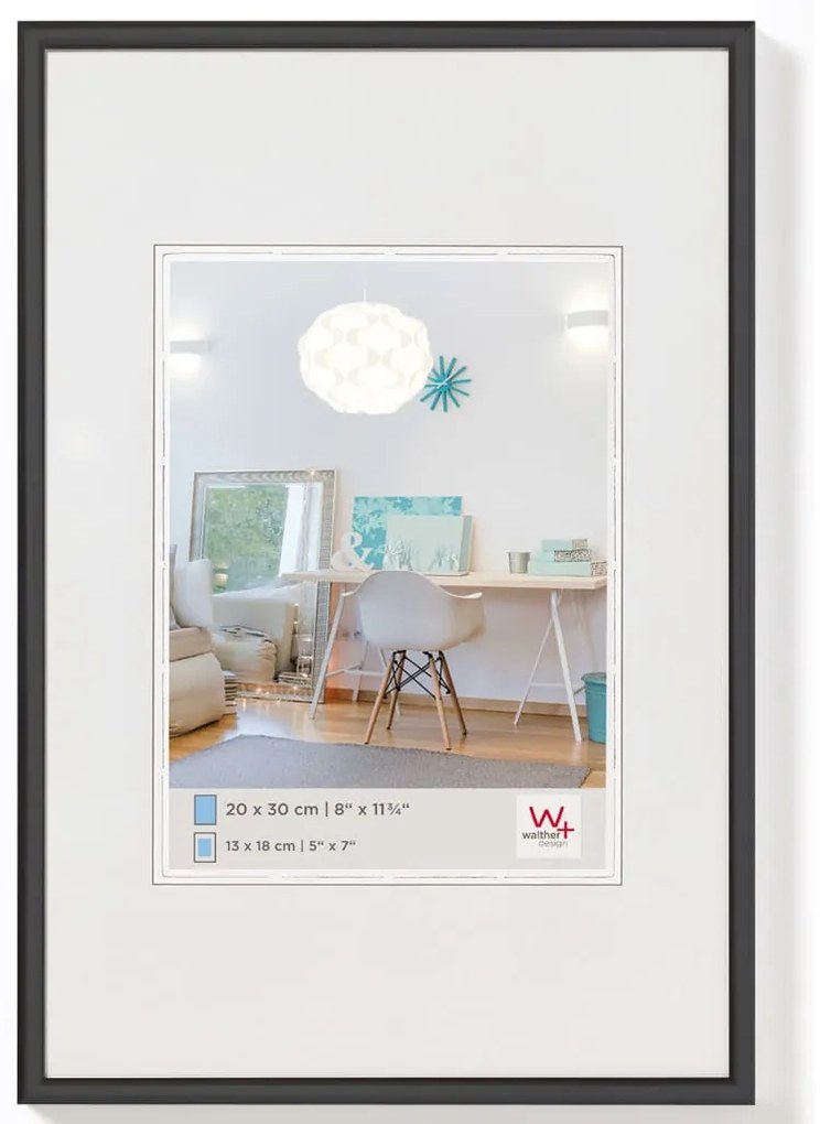 430713 Walther Design Moldura para quadro New Lifestyle 60x80 cm preto