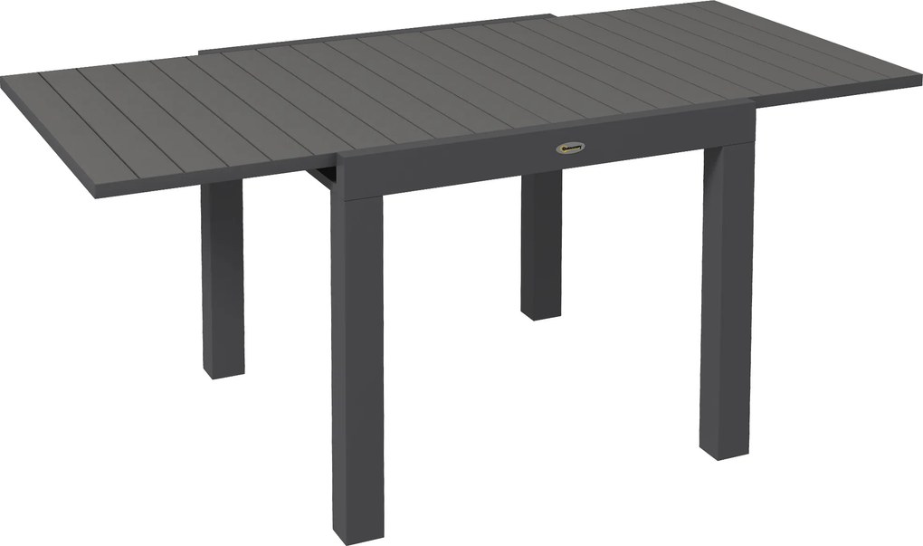 Outsunny Mesa de jardim, mesa outdoor, resistente às intempéries, 162 x 80 x 75 cm, Cinza | Aosom Portugal