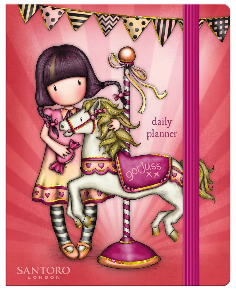 Agenda Gorjuss Carousel (11.5 X 14.5 X 2 cm)