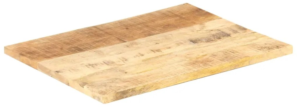Tampo de mesa madeira de mangueira maciça 25-27 mm 90x70 cm