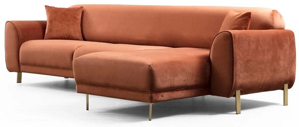 Sofá-Cama de Canto Image Corner – Canela – 287 x 169 cm
