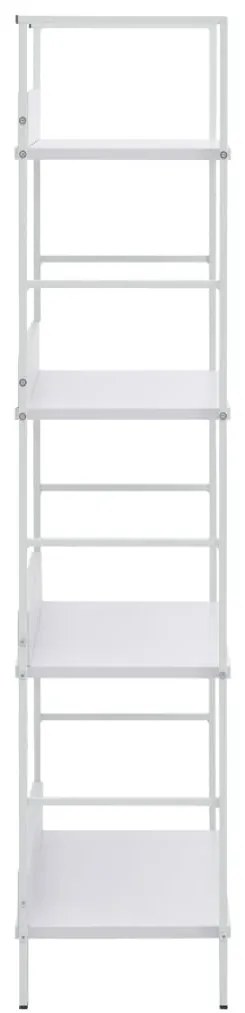 Estante com 4 prateleiras derivados de madeira branco