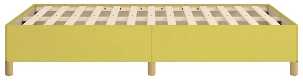 Estrutura de cama sem colchão 120x200 cm tecido verde