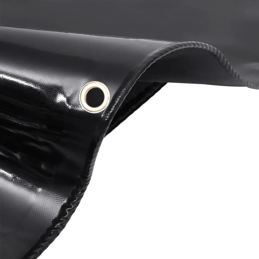 Lona 650 g/m² 3x3 m preto