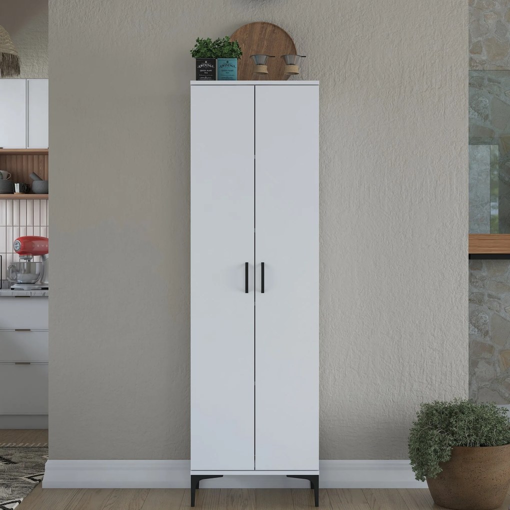 Armário Multiusos JE110 – Branco – 60x198,6x40 cm