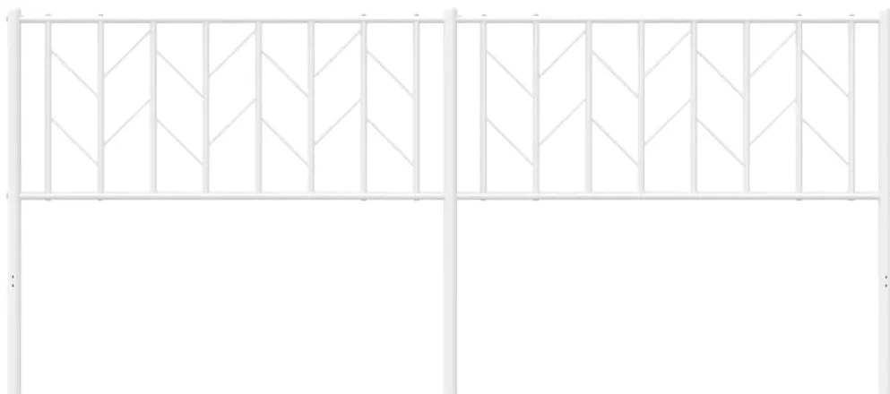 Cabeceira de cama 200 cm metal branco