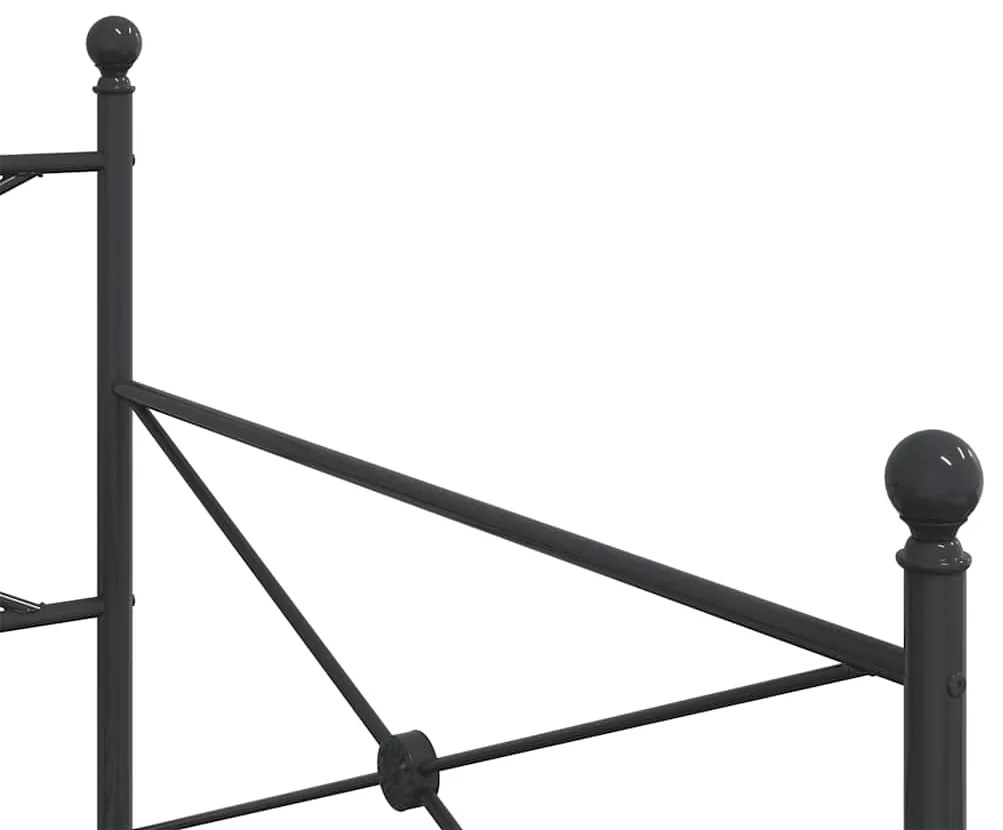 Cama de Dia sem Colchão 100x200 cm aço preto