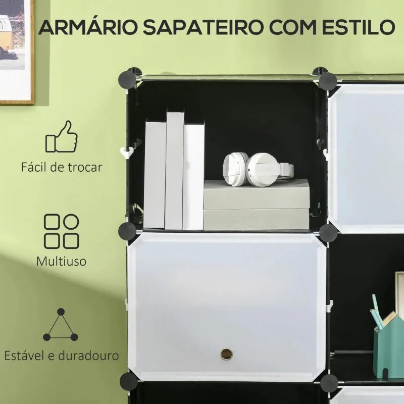 Armário Piano com 12 Módulos - Design Moderno