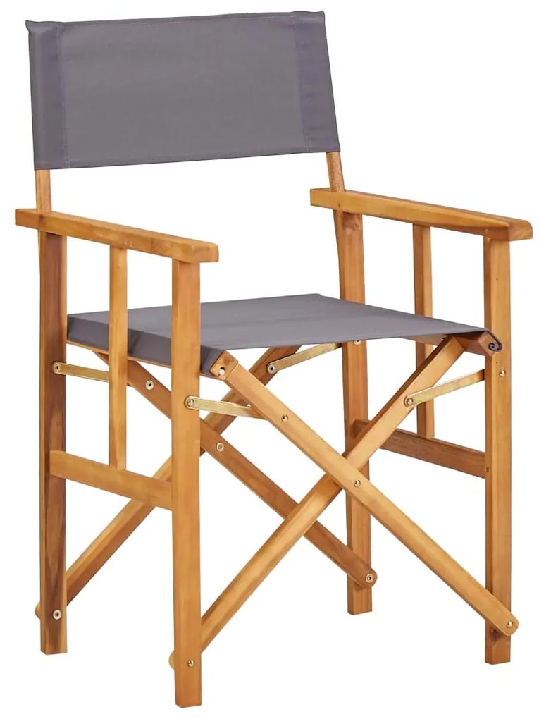 45951 vidaXL Cadeira de realizador madeira de acácia sólida
