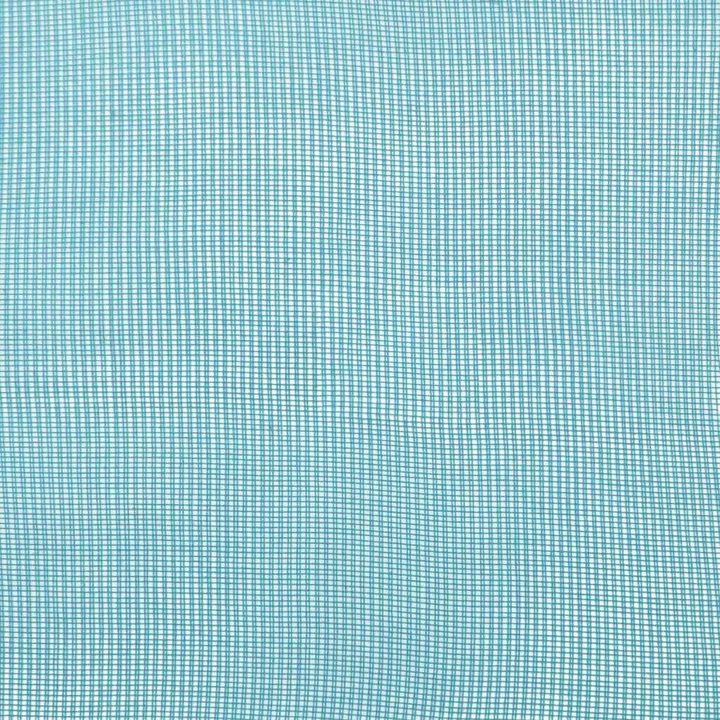 Cortinas de voile com ilhós 2 pcs turquesa