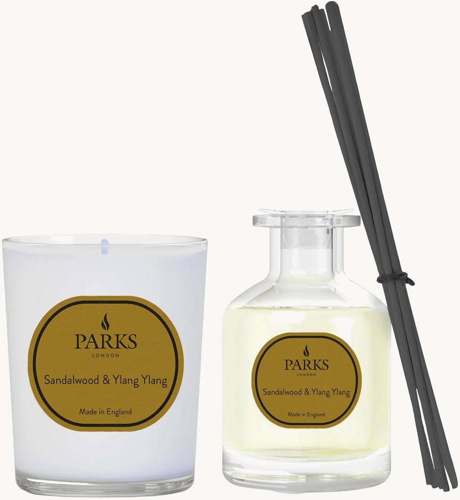 Conjunto de ambientadores Vintage Aromatherapy (sândalo, ylang-ylang, âmbar quente), conjunto de 2
