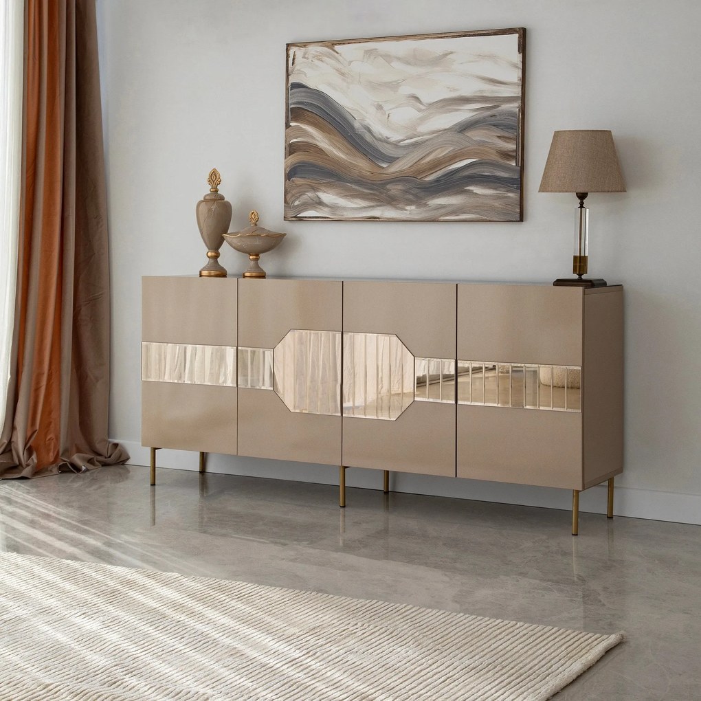 Console Milan – Bronze Gold – 180 cm x 80 cm x 40 cm