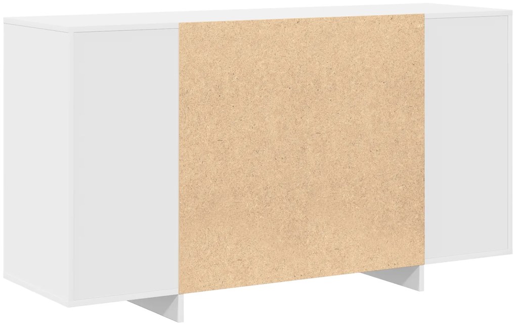 Buffet Branco Branco Madeira 135 x 41 x 75 cm Buffet Branco