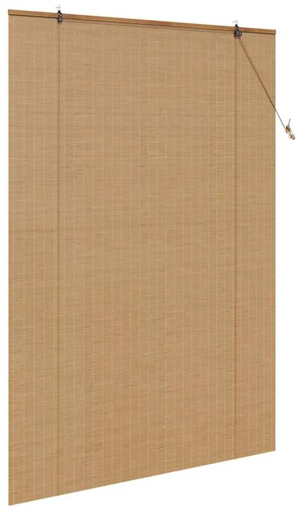 Persianas e Sombras de Janela Marrom Claro 140 x 220 cm Bambu