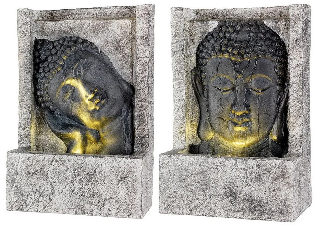 Fonte de Jardim Face 13,5 x 28 x 40 cm Buda Poliresina