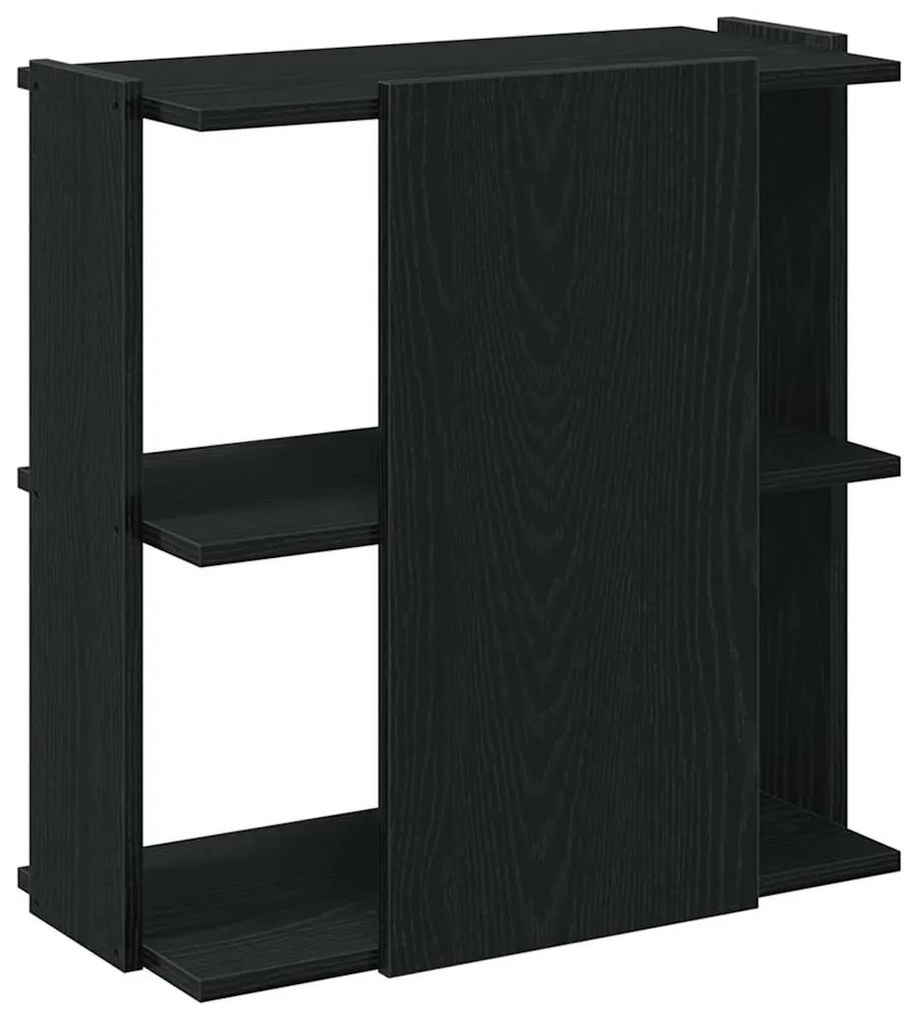 Estante c/ 3 prateleiras 60x30x60 cm derivados de madeira preto