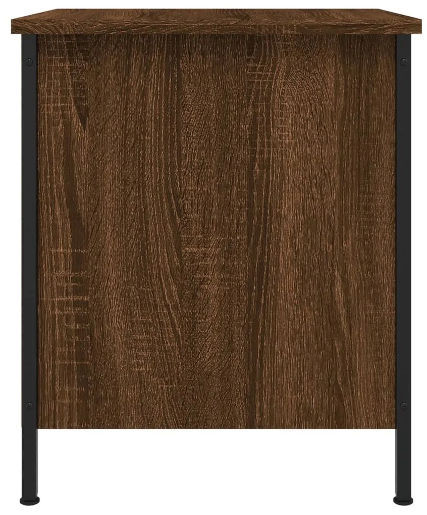 Mesa cabeceira 40x42x50 cm derivados madeira carvalho castanho