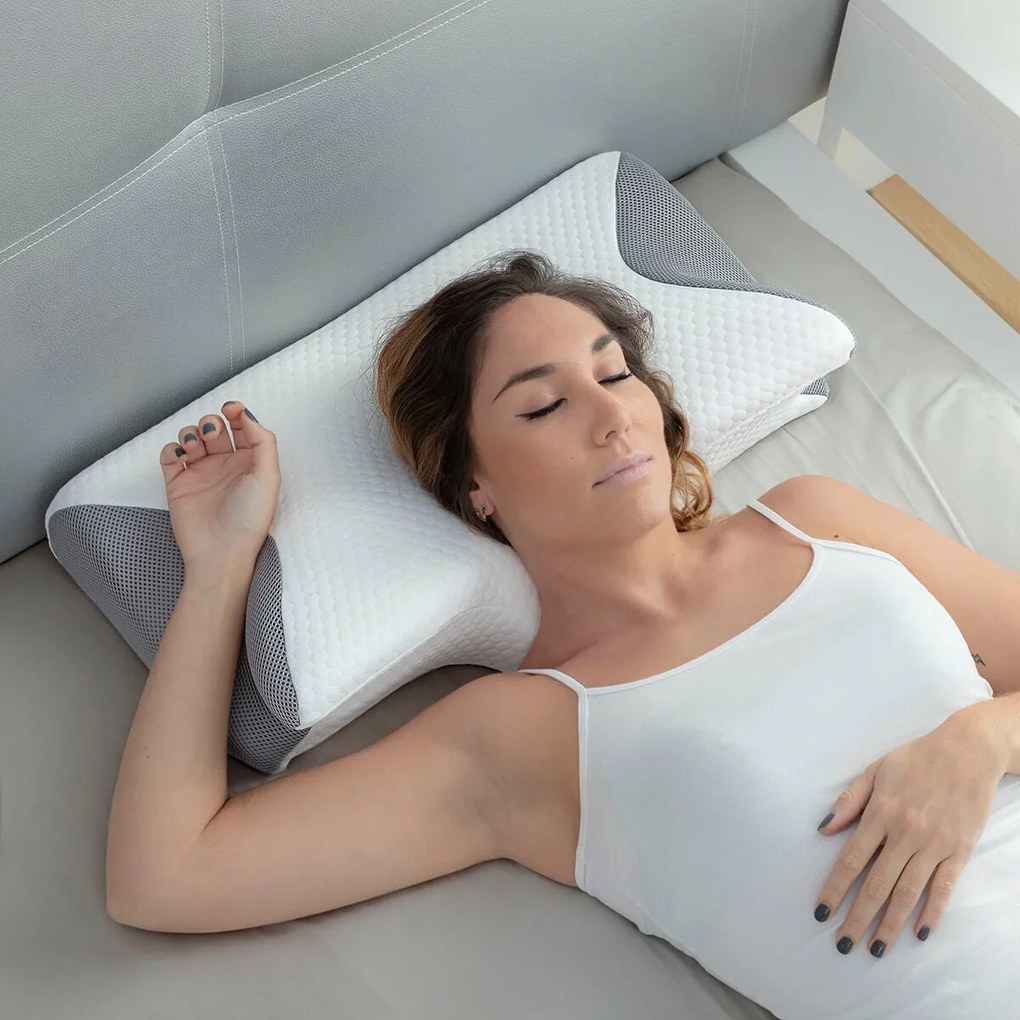 Almofada Cervical Viscoelástica com Contorno Ergonómico Conforti InnovaGoods