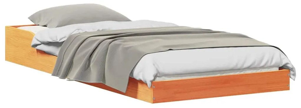 Estrutura da Cama Castanho-mel 100 x 220 cm