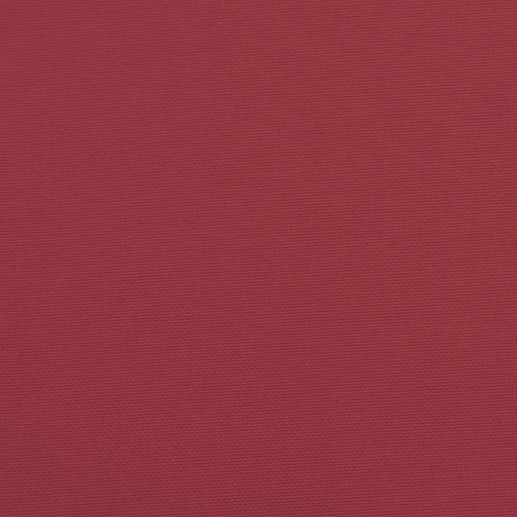 Almofadão para paletes 50x40x12 cm tecido vermelho tinto