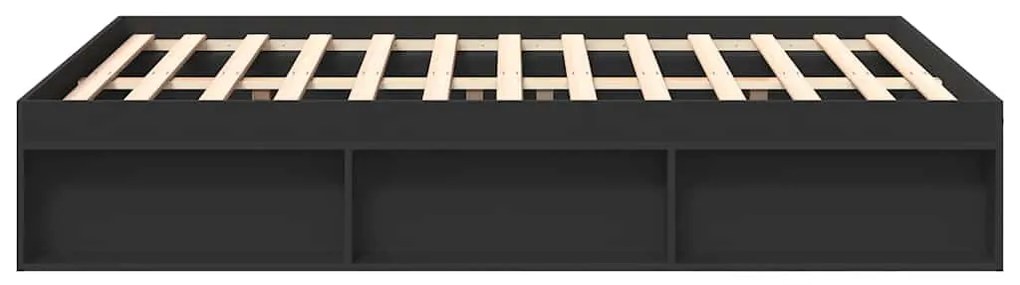 Estrutura de cama king 150x200 cm preto