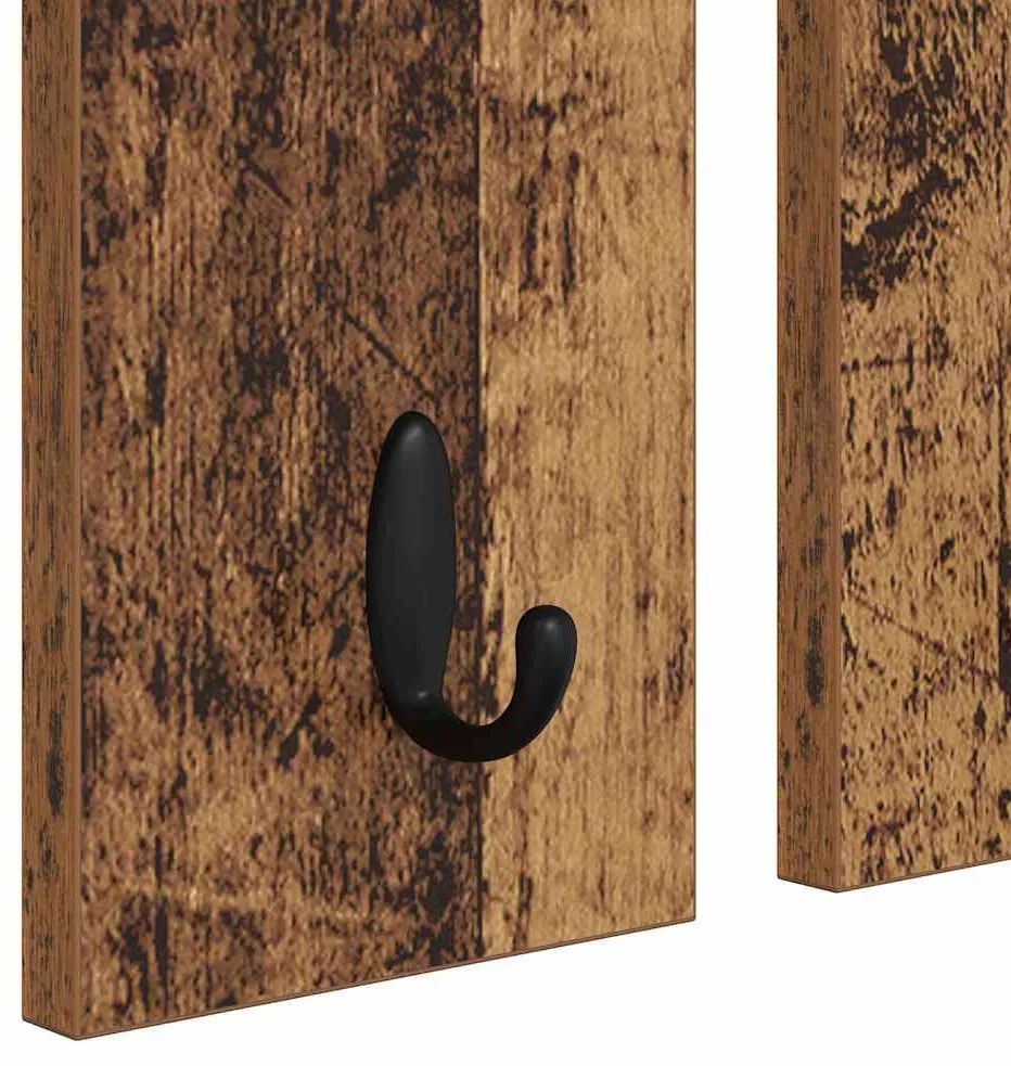 Cabideiro de Parede Madeira antiga 85 x 10 x 45 cm