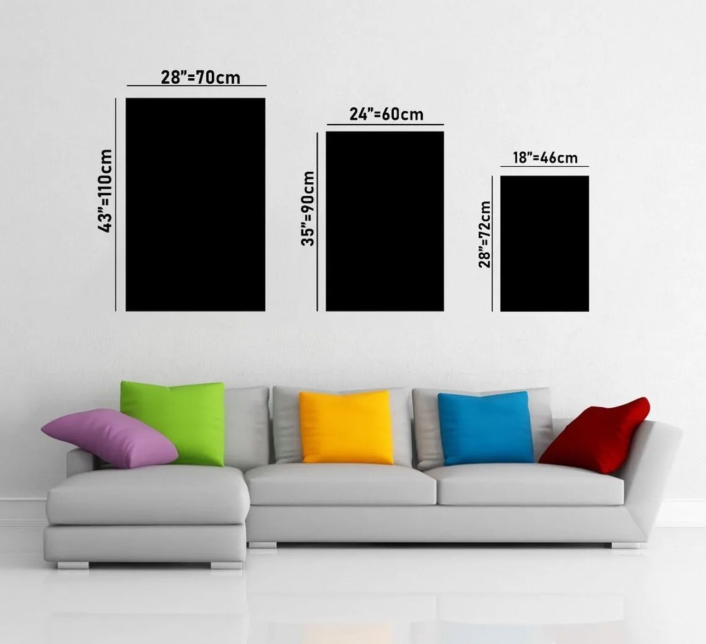 Quadro Decorativo Vidro Temperado 0536 – Multicolor – 46 x 72 cm