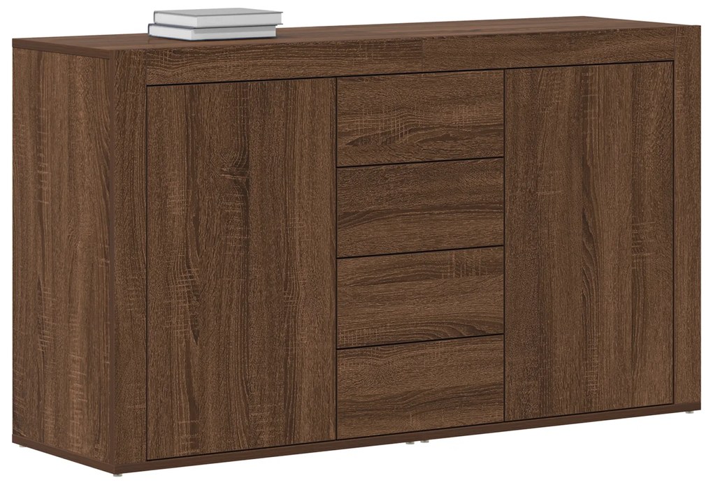 Aparador vidaXL Carvalho castanho Madeira de engenharia 120 x 36 x 69
