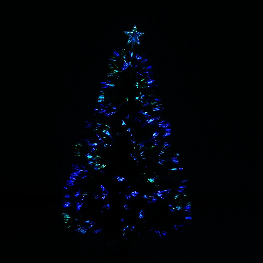 Árvore de Natal + Luzes LED Árvore Artificial Verde Φ 60 x 120 cm