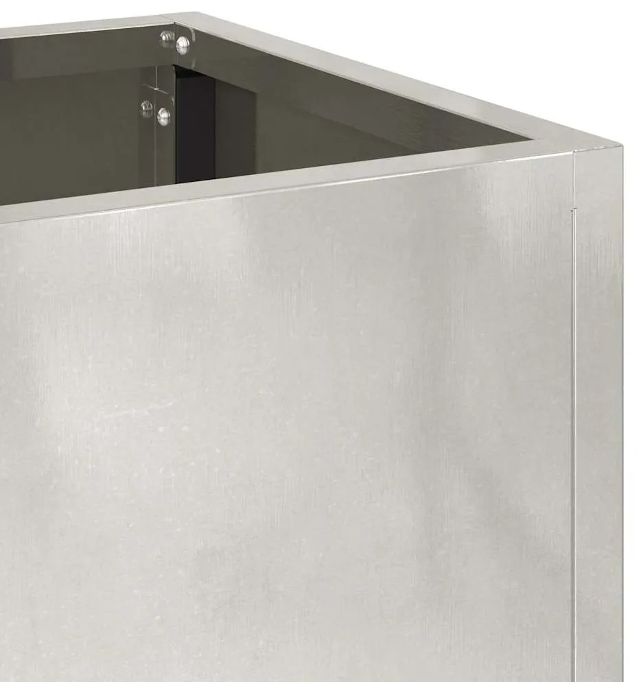 Horta Elevada vidaXL 60x26x45 cm Aço Inoxidável