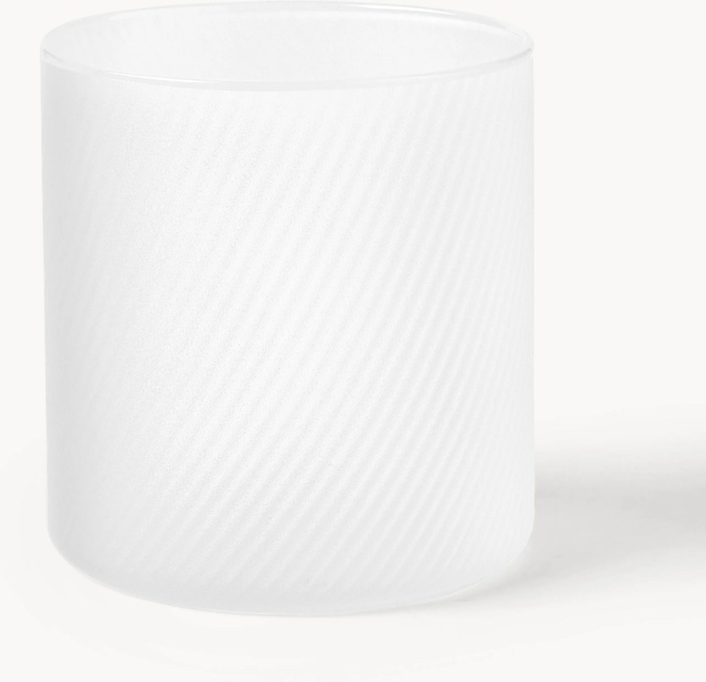 Copos de vidro de borosilicato artesanais Limon, conjunto de 4