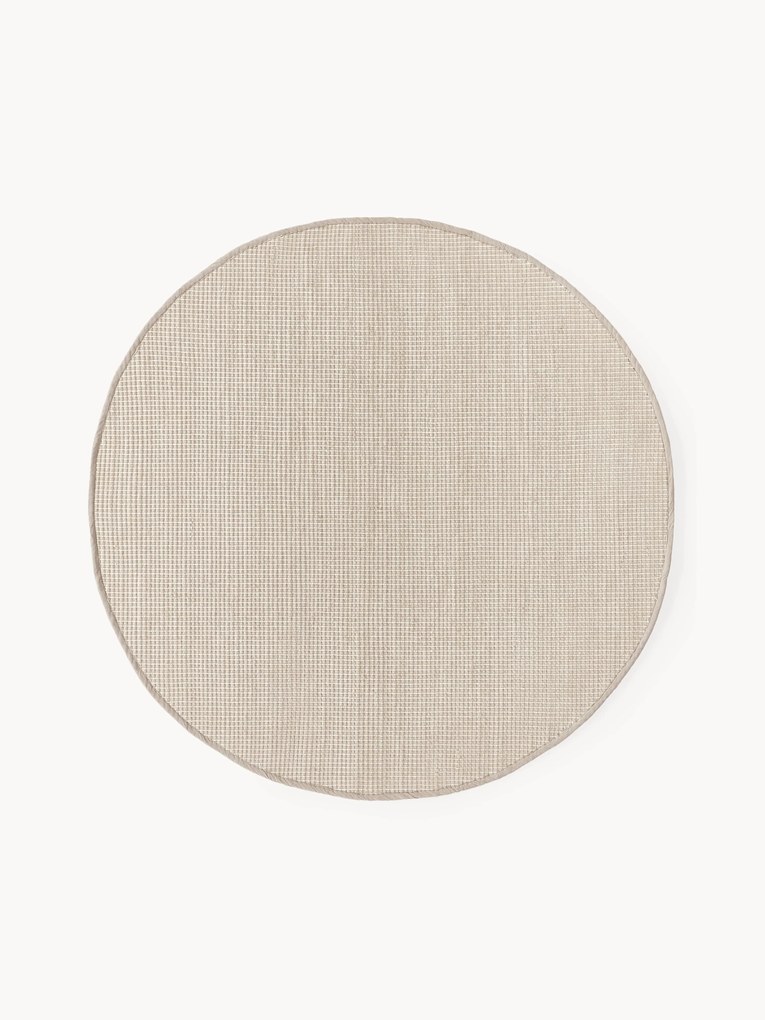 Tapete redondo em lã artesanal Amaro