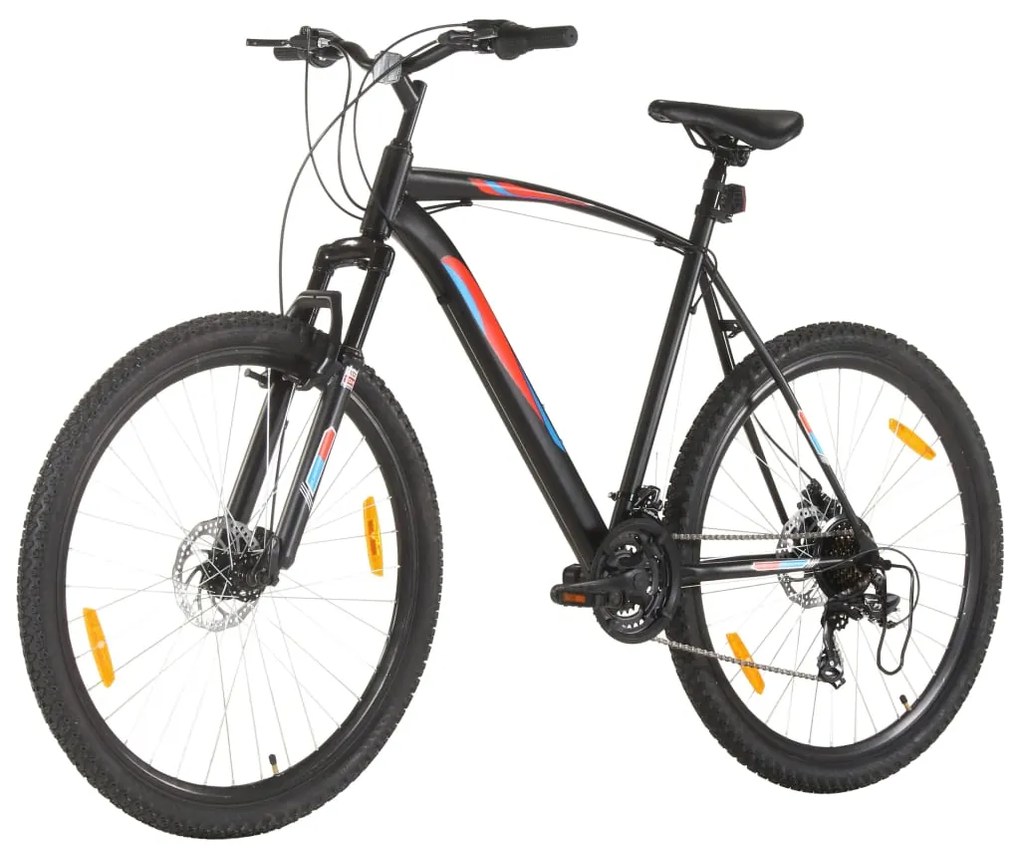 Bicicleta de montanha 21 velocidades roda 29" 53 cm preto