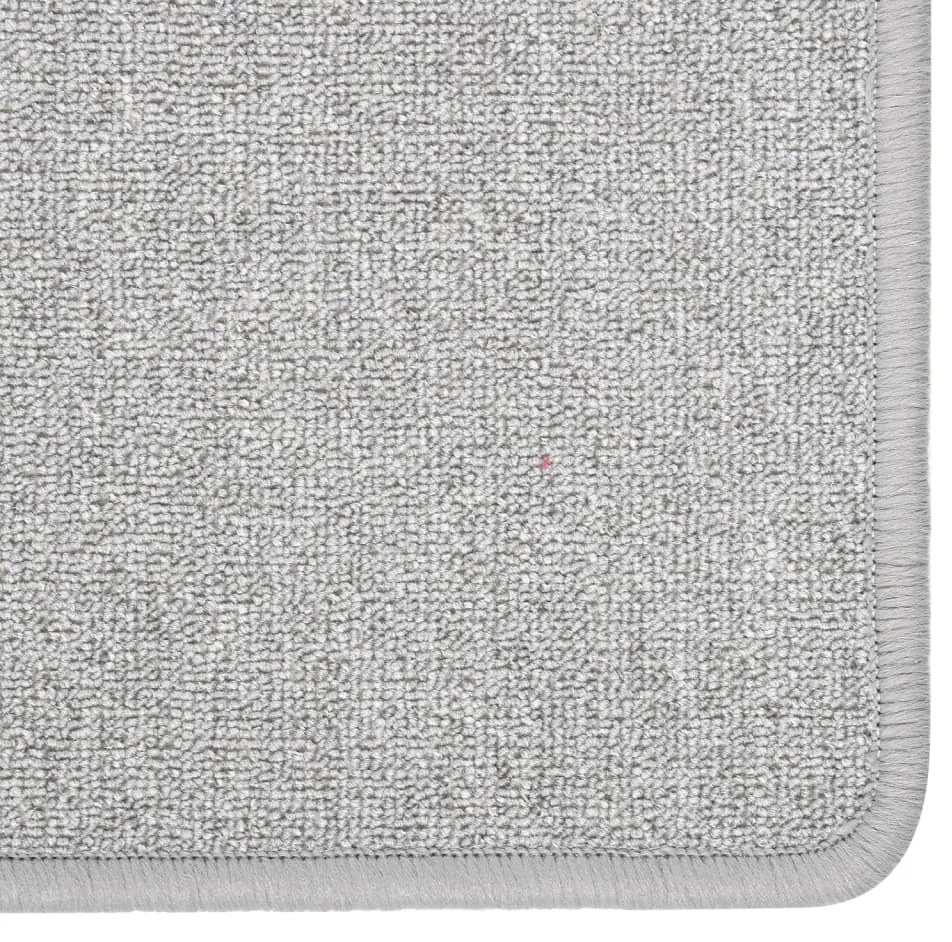 Tapete/passadeira 80x250 cm cinzento-claro