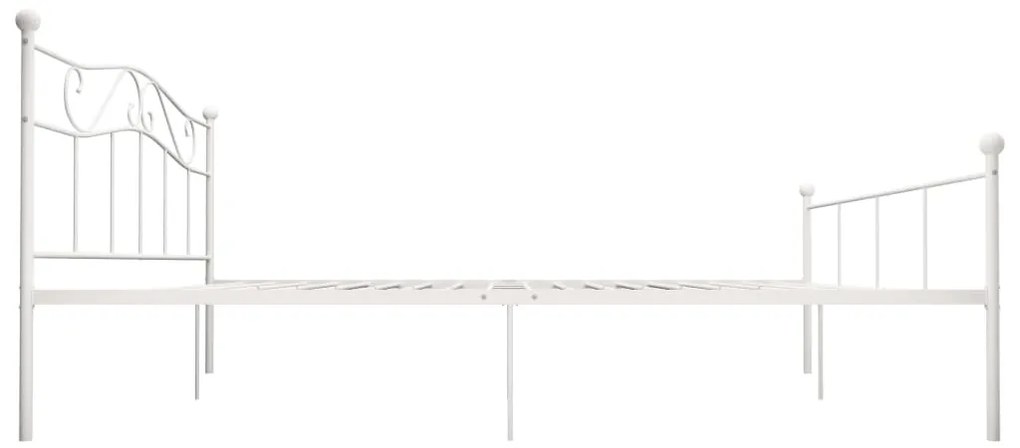 Estrutura de cama 180x200 cm metal branco