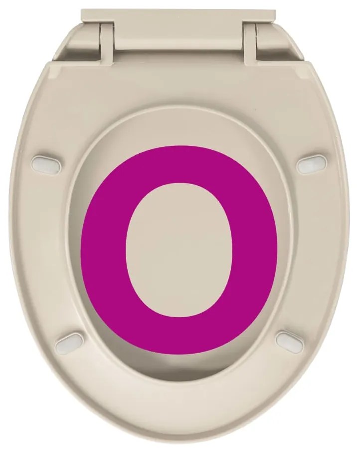 Tampo de sanita oval com fecho suave damasco