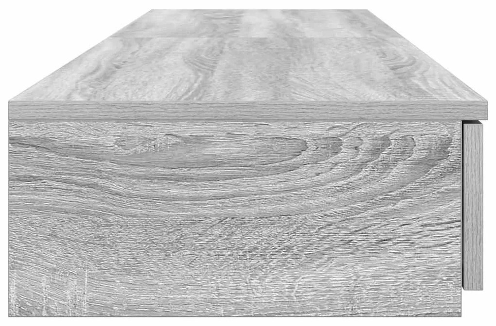 Caixas de Cama vidaXL Cinzento Sonoma 135x36,5x16,5 cm Madeira Derivad