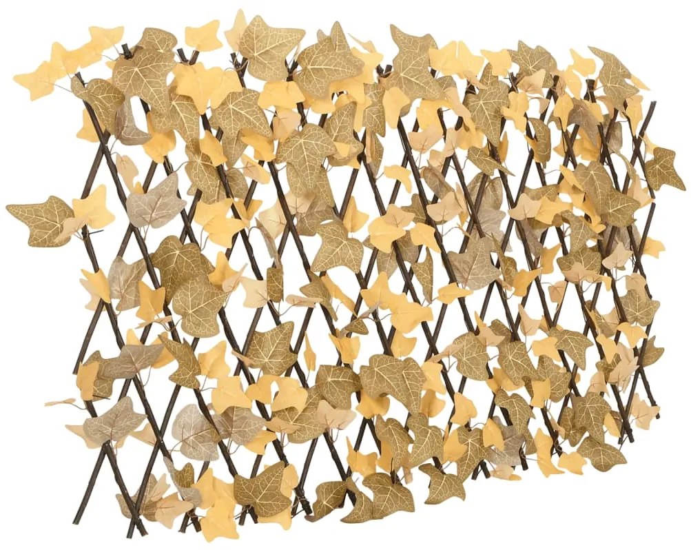 Treliça de ácer artificial extensível 5 pcs 180x60 cm laranja