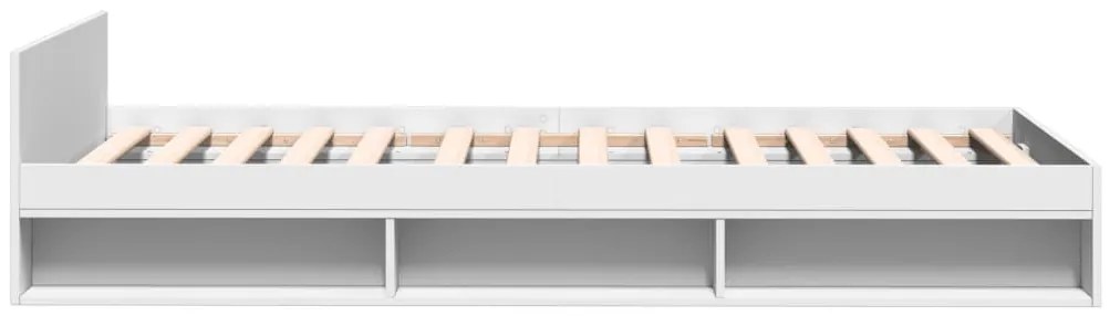 Estrutura de cama c/ gaveta 100x200 cm derivados madeira branco