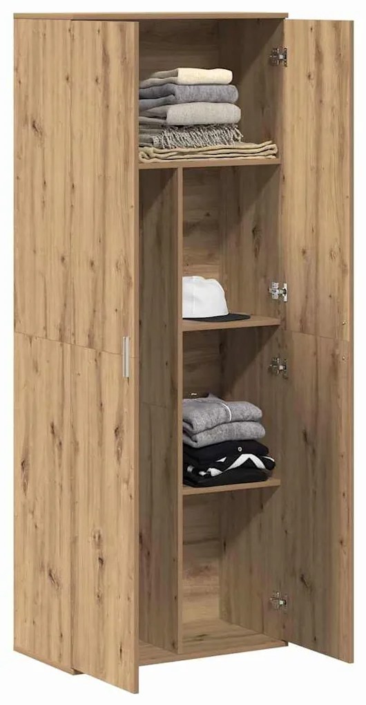 Highboard Carvalho Artesanal 70x35x180 cm Madeira Derivada