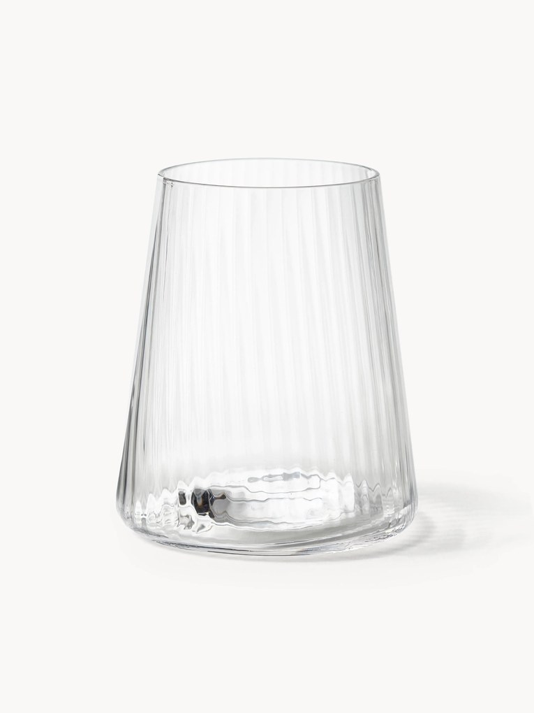 Handmade Tumblers Cami with Groove Structure, Set of 4